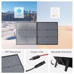 110W Waterproof Foldable Solar Panel for Camping