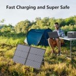 110W Waterproof Foldable Solar Panel for Camping