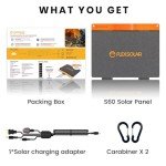 FlexSolar 60W Portable Solar Panels for All Devices
