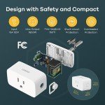 Linkind Matter Smart Plug 4-Pack for Home Automation