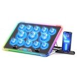 RGB Laptop Cooling Pad with 13 Quiet Fans