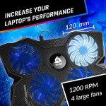 KLIM Wind 2024 Laptop Cooling Pad with 4 Fans