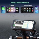 LAMTTO 6.25" Wireless CarPlay & Android Auto Screen