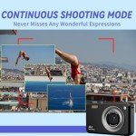 Compact FHD Digital Camera for Kids with 16X Zoom