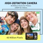Compact FHD Digital Camera for Kids with 16X Zoom