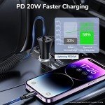 Syncwire MFi Car Charger with Integrated Lightning Cable