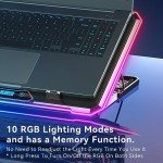 RGB Laptop Cooling Pad with 13 Quiet Fans