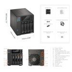 Asustor Lockerstor 4 Gen2 4-Bay NAS System
