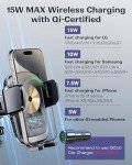 KPON 15W Fast Wireless Charger Car Mount