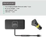 Wireless Qi Car Charging Pad - Non-Slip Design