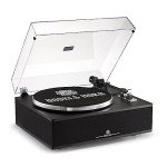 Angels Horn Bluetooth Vinyl Record Player - Classic Black
