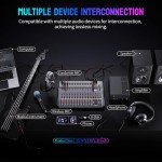 12-Channel Bluetooth DJ Audio Mixer with USB