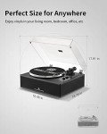 Angels Horn Bluetooth Vinyl Record Player - Classic Black
