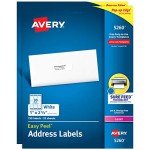 Avery Printable Address Labels, 1" x 2-5/8", 1500 Pack
