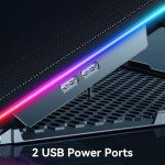RGB Laptop Cooling Pad with 13 Quiet Fans