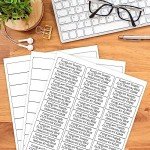 FungLam 1" x 2-5/8" Printable Address Label Sheets