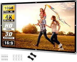 Taotique 84" 4K Portable Projector Screen - Double Sided