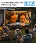 120-inch Portable Outdoor Projector Screen with Stand