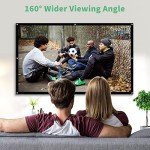 Taotique 84" 4K Portable Projector Screen - Double Sided