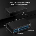 8-Port 2.5G Ethernet Unmanaged Network Switch