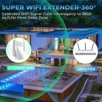 2025 WiFi Range Extender - Fast Coverage & Connects 35 Devices