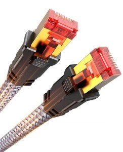 Snowkids 15 ft Cat 8 High Speed Ethernet Cable