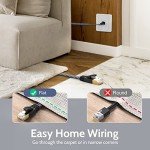 MORELECS Cat 7 Flat Ethernet Cable - 2m