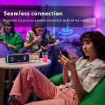 DOSS Pro+ Bluetooth Speaker: 24W Stereo Sound & Bass