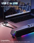 LENRUE Computer Speakers with AUX Connection