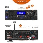 Pyle 200W Wireless Bluetooth Home Stereo Amplifier