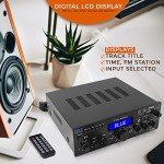 Pyle 200W Wireless Bluetooth Home Stereo Amplifier