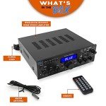 Pyle 200W Wireless Bluetooth Home Stereo Amplifier
