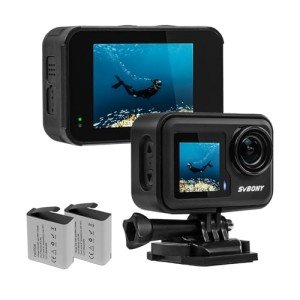 SVBONY ACT20 4K Action Camera with Touch Screen