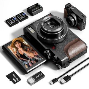 64MP 5K Vlogging Camera with 18X Zoom