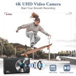 48MP 4K Vlogging Digital Camera with 16X Zoom