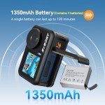 SVBONY ACT20 4K Action Camera with Touch Screen
