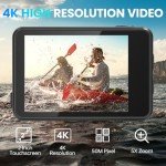 50M Waterproof 4K Action Camera with EIS Stabilization