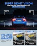 4-Channel 360° 4K UHD Dash Cam with Wi-Fi
