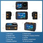 SVBONY ACT20 4K Action Camera with Touch Screen