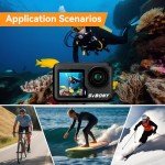 SVBONY ACT20 4K Action Camera with Touch Screen