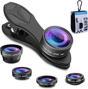 5-in-1 Phone Camera Lens Kit for Smartphones