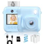 Kids Instant Print Camera with Dual Lenses