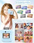 Kids Instant Print Camera with Dual Lenses