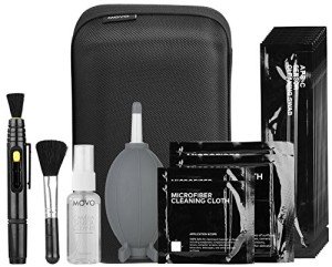 Movo DSLR Camera Cleaning Kit with Swabs & Cloths