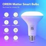 OREiN Matter Smart Light Bulb 4-Pack