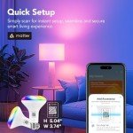 OREiN Matter Smart Light Bulb 4-Pack