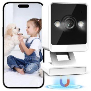 2K Indoor Pet & Home Security Camera with Audio