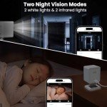 2K Indoor Pet & Home Security Camera with Audio