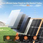 200W Portable Waterproof Solar Panel with Kickstands