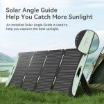 NODSOLEX 100W Foldable Portable Solar Panel